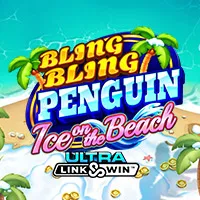 Bling Bling Penguin Ice On The Beach